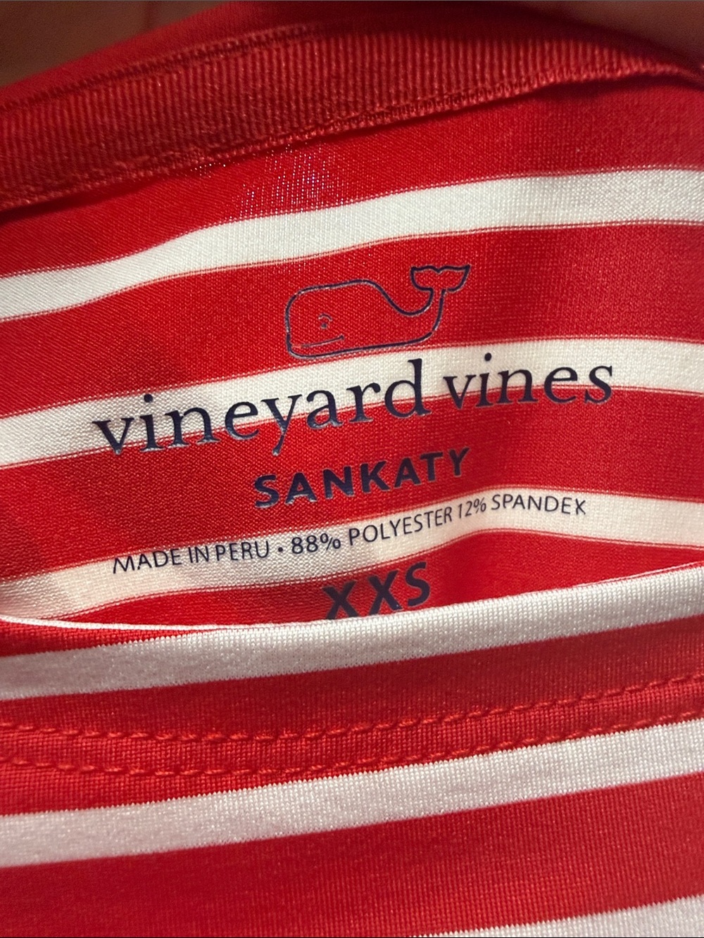 Vineyard Vines Red and White Striped Dress - Picture 2 of 5